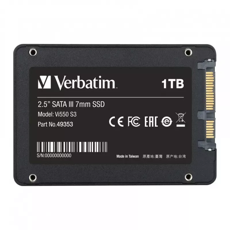 SSD Verbatim 1 TB 2,5 inch SATA Vi550 S3