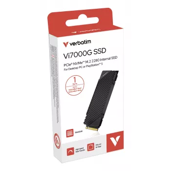 Verbatim Vi7000G PCIe NVMe M.2 SSD 1TB De ultieme gaming-oplossing