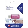 Verbatim PinStripe USB-flashstation 128 GB USB Type-A 2.0 roze