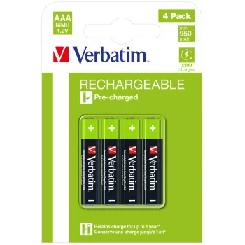 Verbatim 49514 huishoudbatterij oplaadbare batterij AAA nikkel-metaalhydride (NiMH)