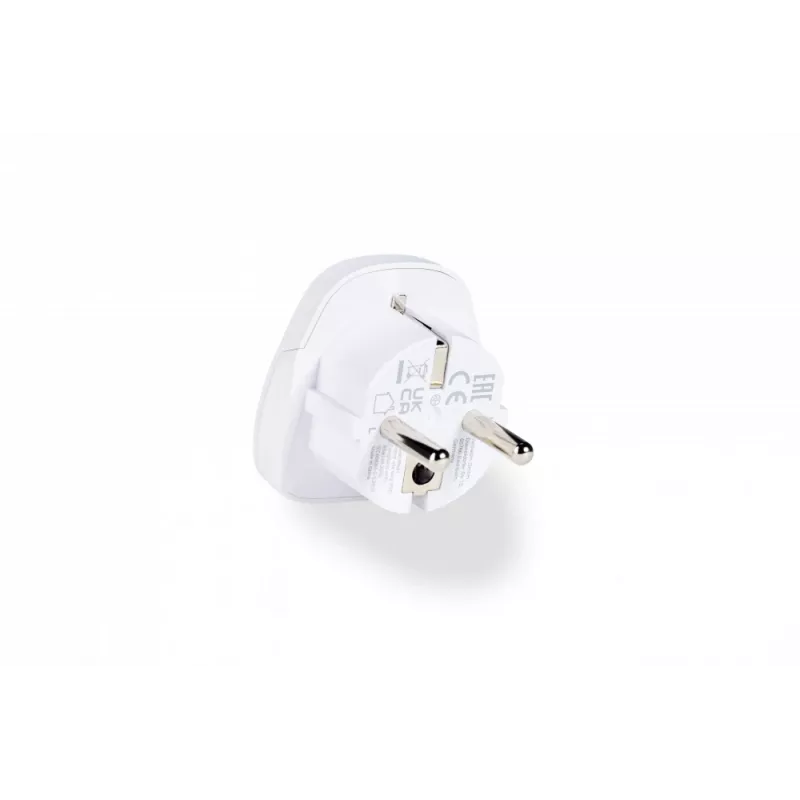 Verbatim 49541 netstekkeradapter universeel type E/F hybride wit