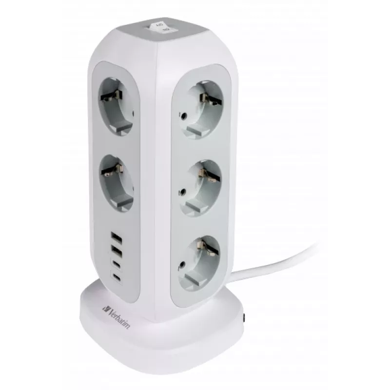 Verbatim 49547 stekkerdoos 11 AC-uitgangen binnen wit