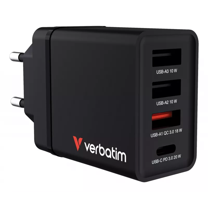 Verbatim 49700 mobiele oplader universeel zwart AC snelladen binnen