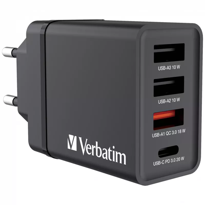 Verbatim 49700 mobiele oplader universeel zwart AC snelladen binnen