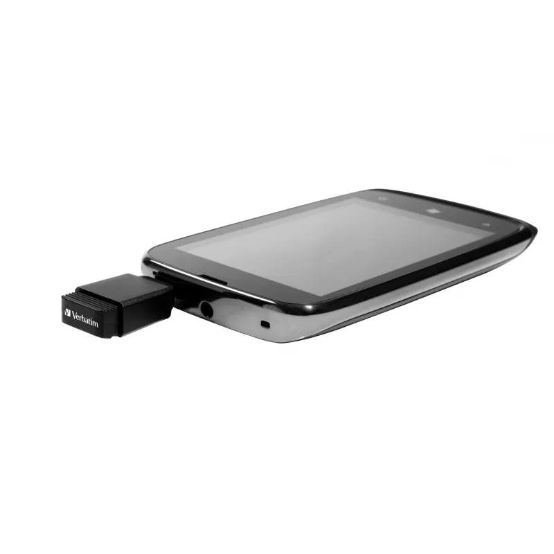Verbatim Nano - USB 2.0-station met micro-USB-adapter 32 GB - zwart