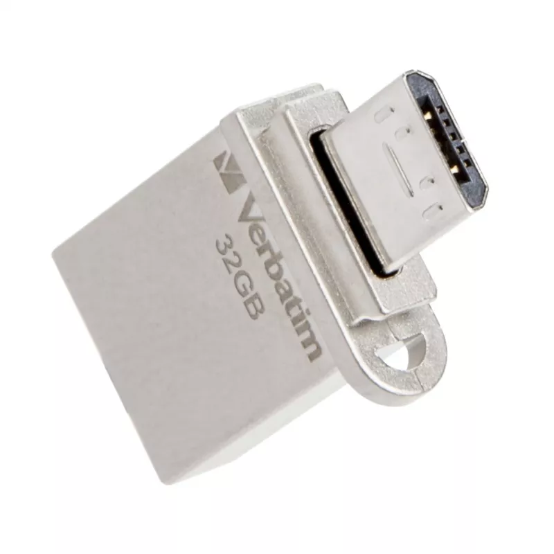 Verbatim Store 'n' Go OTG micro-USB-stick 32 GB USB Type-A / micro-USB 3.2 Gen 1 (3.1 Gen 1) zilver
