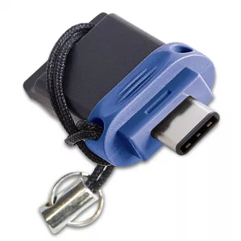 Verbatim Dual - USB 3.0-stick 64 GB - USB-C / USB-A - blauw