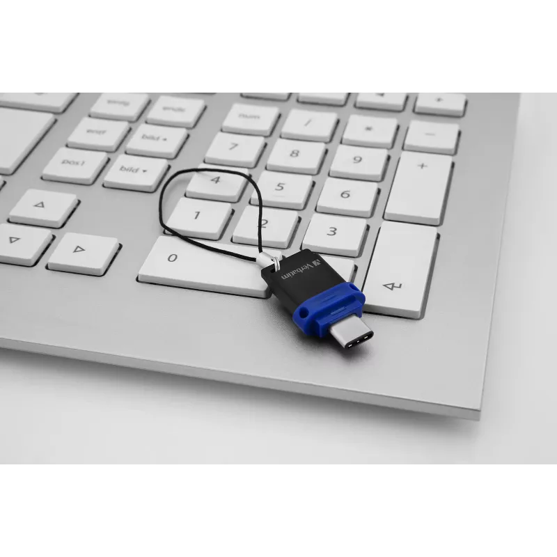 Verbatim Dual - USB 3.0-stick 64 GB - USB-C / USB-A - blauw