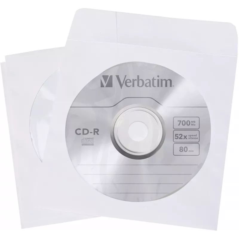 Verbatim cd-hoesjes 50-pack