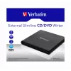 Verbatim External Slimline cd/dvd-brander optisch station DVD±RW zwart