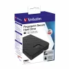 Verbatim Fingerprint Secure draagbare harde schijf 2TB, 2 TB, 3.2 Gen 1 (3.1 Gen 1), zwart