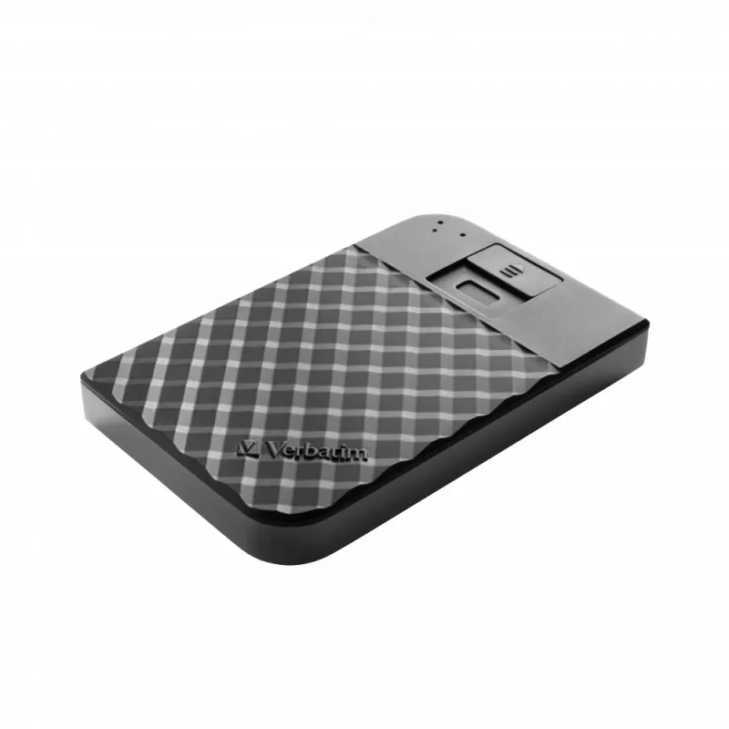 Verbatim Fingerprint Secure draagbare harde schijf 2TB, 2 TB, 3.2 Gen 1 (3.1 Gen 1), zwart
