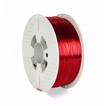 Verbatim 55054 3D-printmateriaal polyethyleentereftalaatglycol (PETG) rood, transparant 1 kg