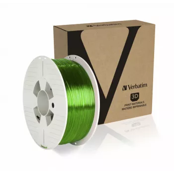 Verbatim 55057 3D-printmateriaal polyethyleentereftalaatglycol (PETG) groen, transparant 1 kg