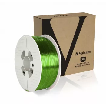 Verbatim 55065 3D-printmateriaal polyethyleentereftalaatglycol (PETG) groen, transparant 1 kg
