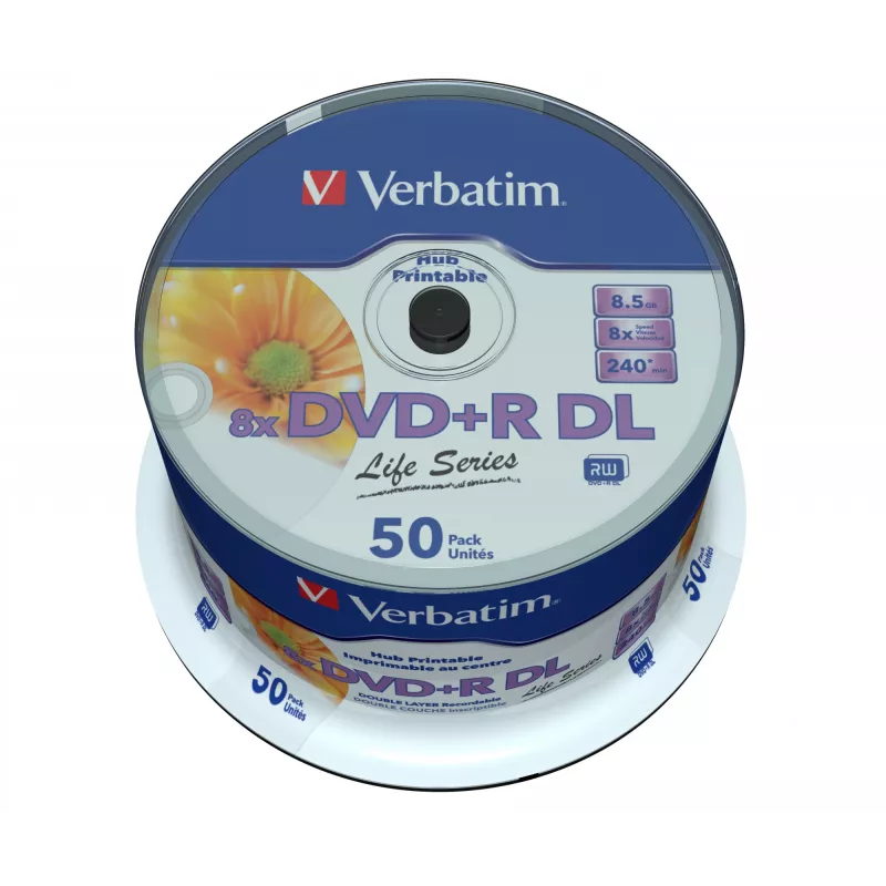 Verbatim 97693 DVD 8,5 GB DVD+R DL 50 st.