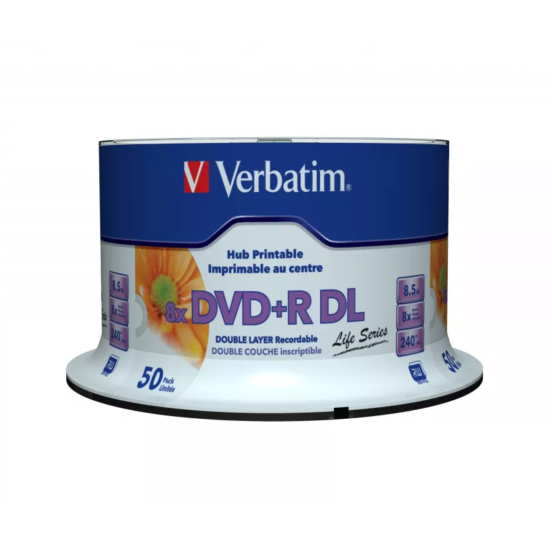 Verbatim 97693 DVD 8,5 GB DVD+R DL 50 st.