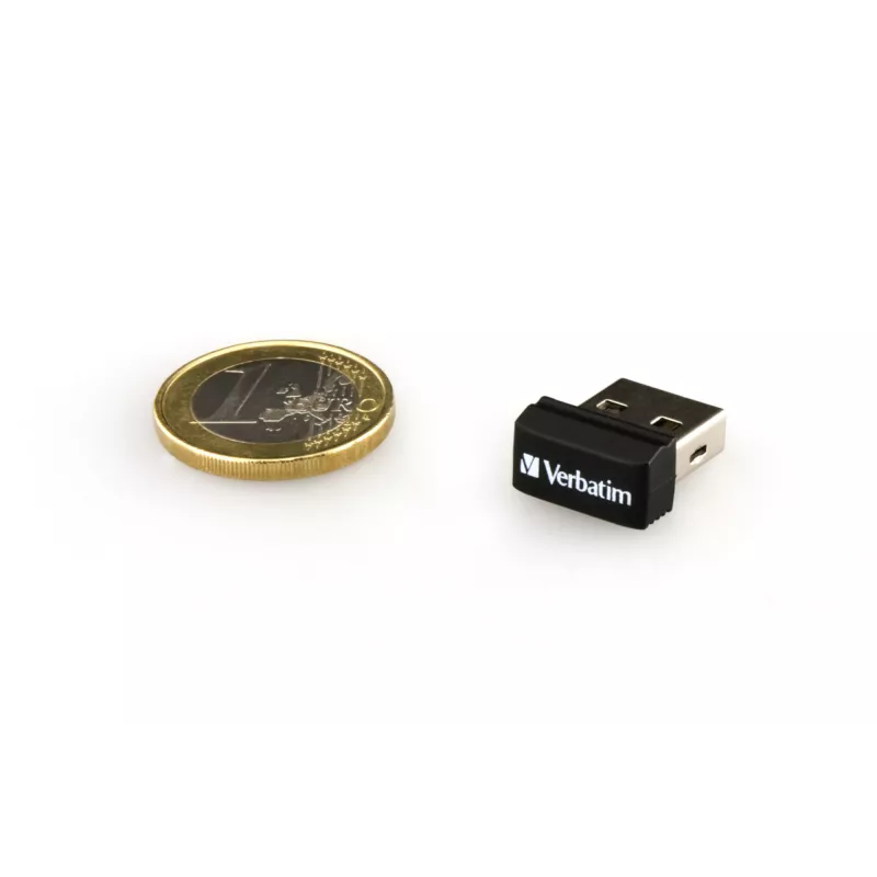 Verbatim Store 'n' Stay NANO – USB-stick 32 GB – zwart