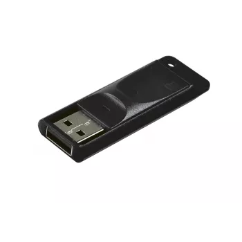 Verbatim Slider - USB-stick 16 GB - zwart, 16 GB, USB Type-A, 2.0, 10 MB/s, slide, zwart