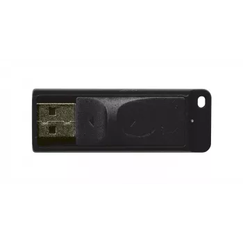 Verbatim Slider - USB-stick 64 GB - zwart, 64 GB, USB Type-A, 2.0, 10 MB/s, slide, zwart