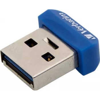 Verbatim Store 'n' Stay NANO - USB 3.0-stick 32 GB - blauw, 32 GB, USB Type-A, 3.2 Gen 1 (3.1 Gen 1), kap, 3 g, blauw