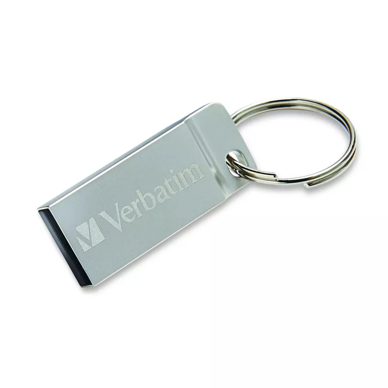 USB-stick VERBATIM Metal Executive 16 GB, USB 2.0 Type-A, zilver, kap-loos
