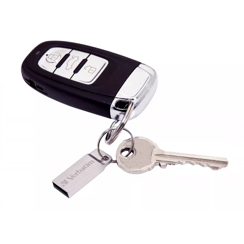 Verbatim Metal Executive - USB-stick 32 GB - zilver, 32 GB, USB Type-A, 2.0, capless, 3.6 g, zilver