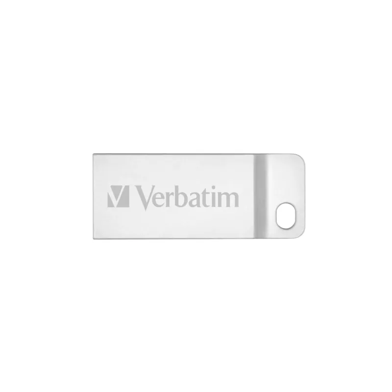 Verbatim Metal Executive - USB-stick 32 GB - zilver, 32 GB, USB Type-A, 2.0, capless, 3.6 g, zilver