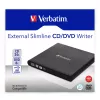 Verbatim Slimline CD/DVD optisch station DVD-RW zwart