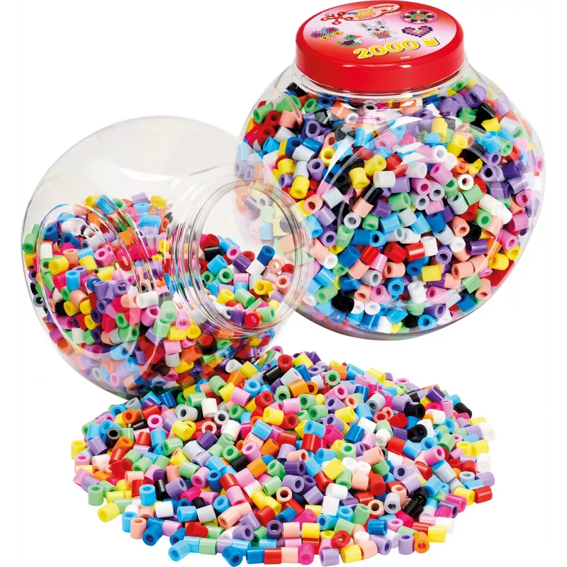 Hama 00008588 kralen buiskraal veelkleurig 2000 st.