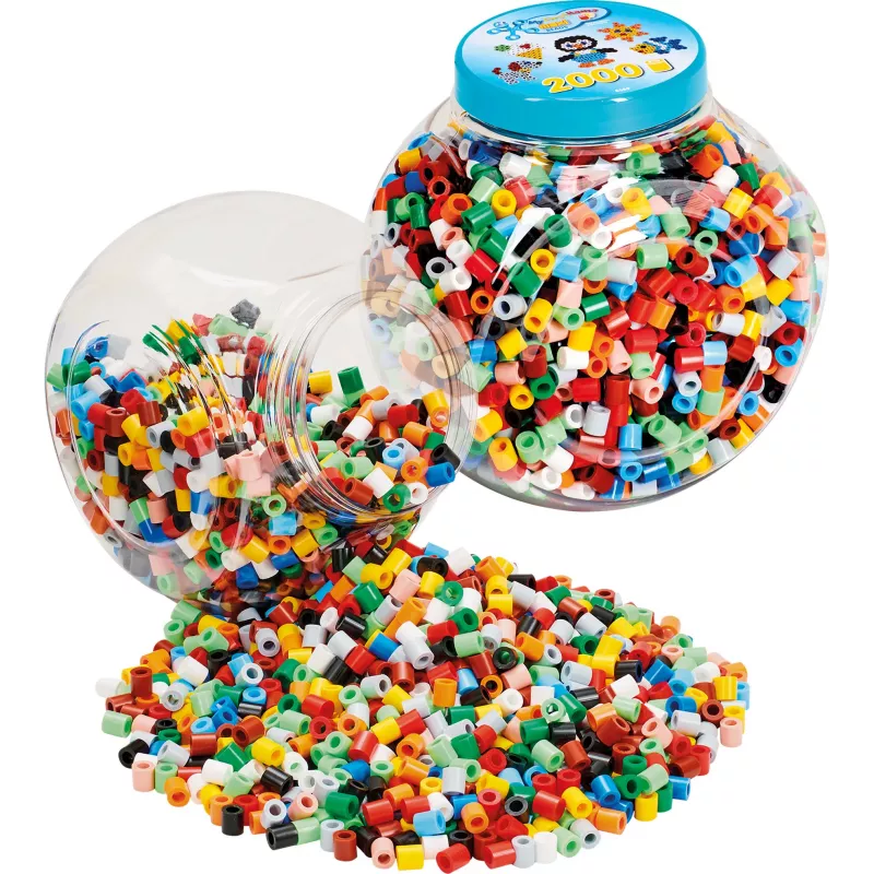 Hama 00008589 kralen buiskraal veelkleurig 2000 st.