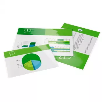 GBC lamineerfolie A4 175 micron, glanzend, transparant, A4, 216 mm, 303 mm, 0,175 mm