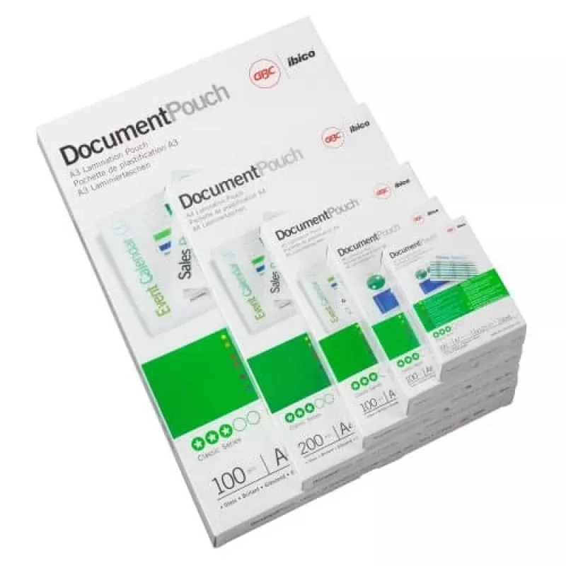 GBC lamineerfolie A4 37,5 micron, glanzend, transparant, A4, 100 stuks