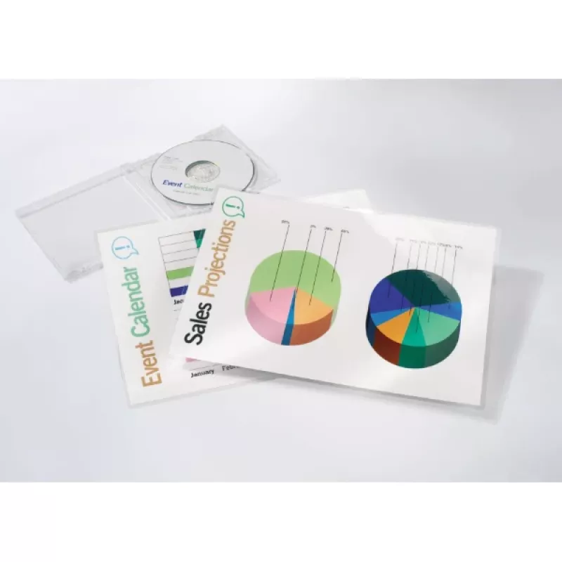 GBC Lamineerfolie A4 75 micron, glanzend, transparant, A4, 248 mm, 333 mm, 1 mm