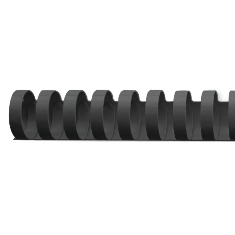 GBC CombBind Bindekammen 19mm A4 21R, zwart, 180 vel, polyvinylchloride (PVC), A4, 1,9 cm, 990 g