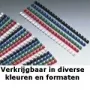 GBC CombBind Binderringen 16 mm A4 21 R, rood, 145 vel, polyvinylchloride (PVC), A4, 100 stuks