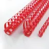 GBC CombBind Binderringen 16 mm A4 21 R, rood, 145 vel, polyvinylchloride (PVC), A4, 100 stuks