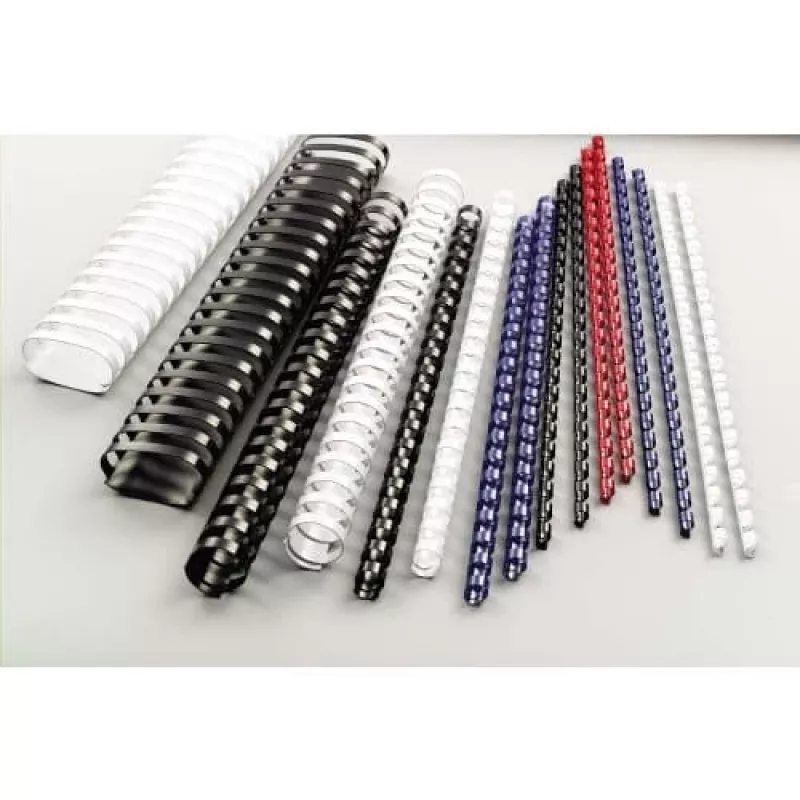GBC CombBind Binderringen 6 mm A4 21R, rood, 25 vel, polyvinylchloride (PVC), A4, 100 stuks