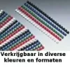 GBC CombBind Bindekammen 6mm A4 21R, blauw, 25 vel, polyvinylchloride (PVC), A4, 100 stuks