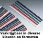 GBC CombBind Bindekammen 12 mm A4 21R, blauw, 95 vel, polyvinylchloride (PVC), A4, 100 stuks