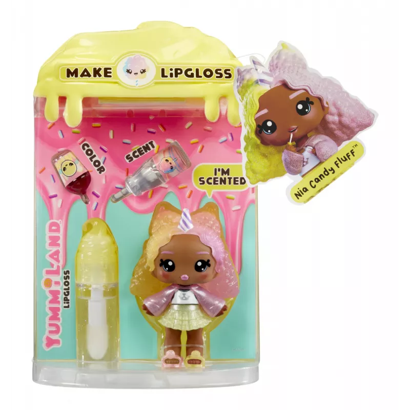 MGA Entertainment Yummiland Lip Gloss pop serie 2 - Cotton Candy (Nia Candy Fluff)