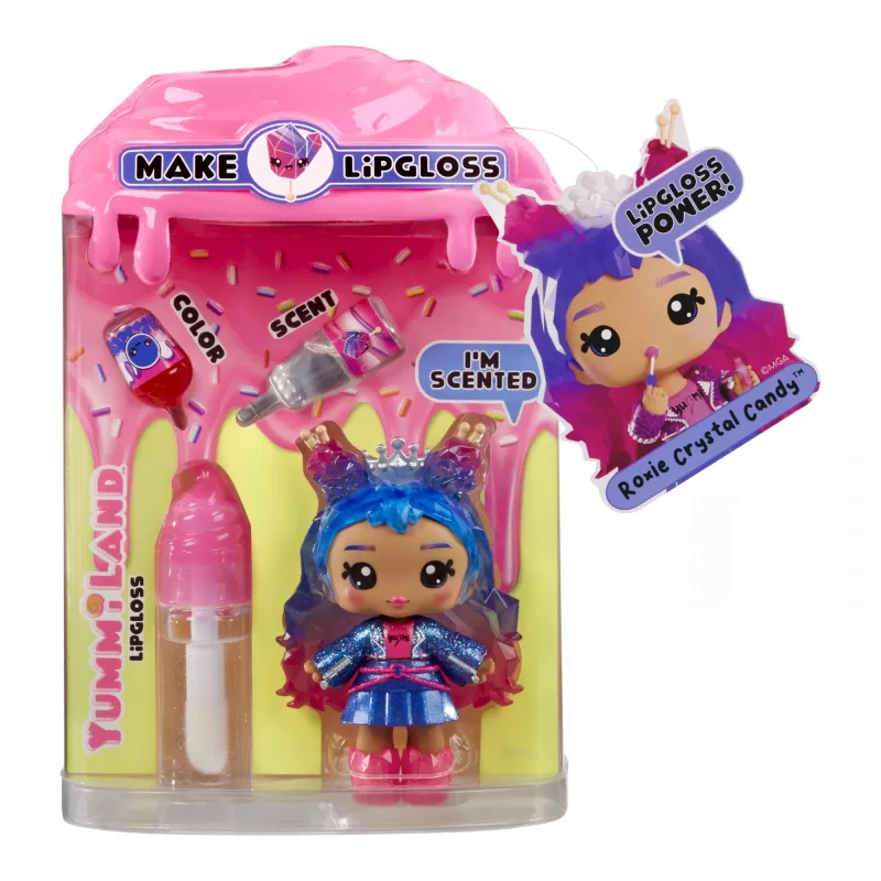 MGA Entertainment Yummiland Lip Gloss pop serie 2 - Rock Candy (Roxie Crystal Candy)