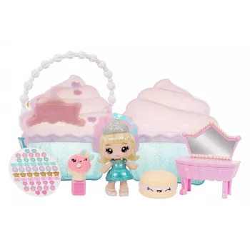 MGA Entertainment Yummiland Beauty Bag speelset + Lip Gloss pop - Cupcake Beauty Bag