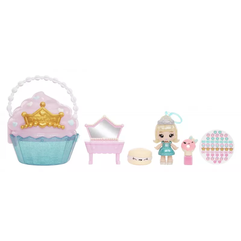 MGA Entertainment Yummiland Beauty Bag speelset + Lip Gloss pop - Cupcake Beauty Bag