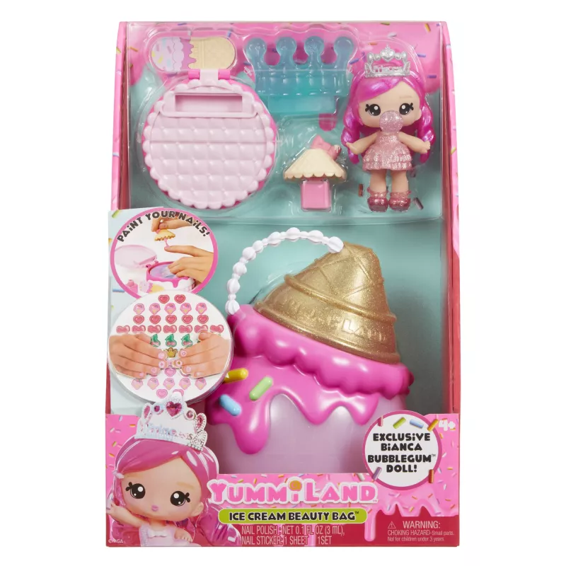 MGA Entertainment Yummiland Beauty Bag speelset + Lip Gloss pop - Ice Cream Beauty Bag