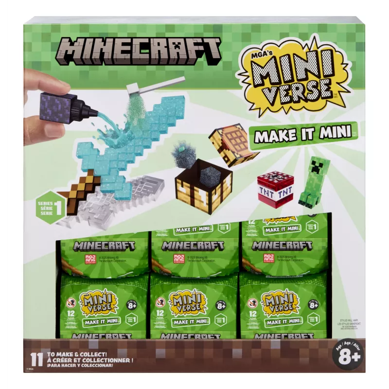 Miniverse Make It Mini Minecraft, 99 jaar, 1000 cm³, 22000 cm³