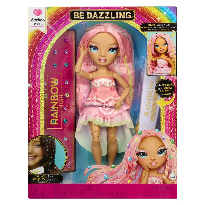 Rainbow High Be Dazzling modepoppen - Adeline Rose (roze)