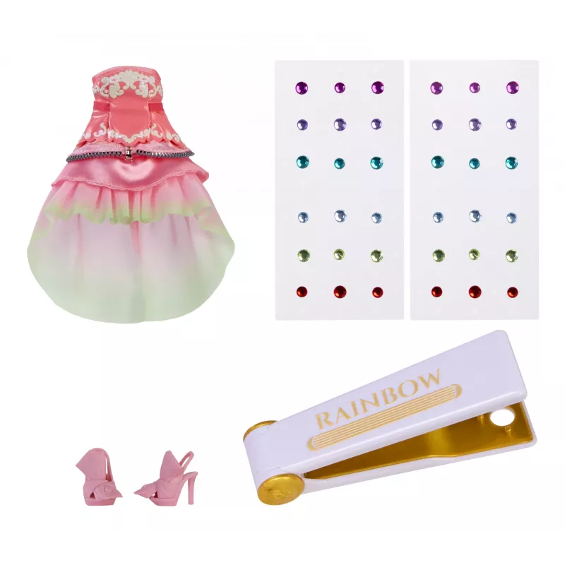 Rainbow High Be Dazzling modepoppen - Adeline Rose (roze)