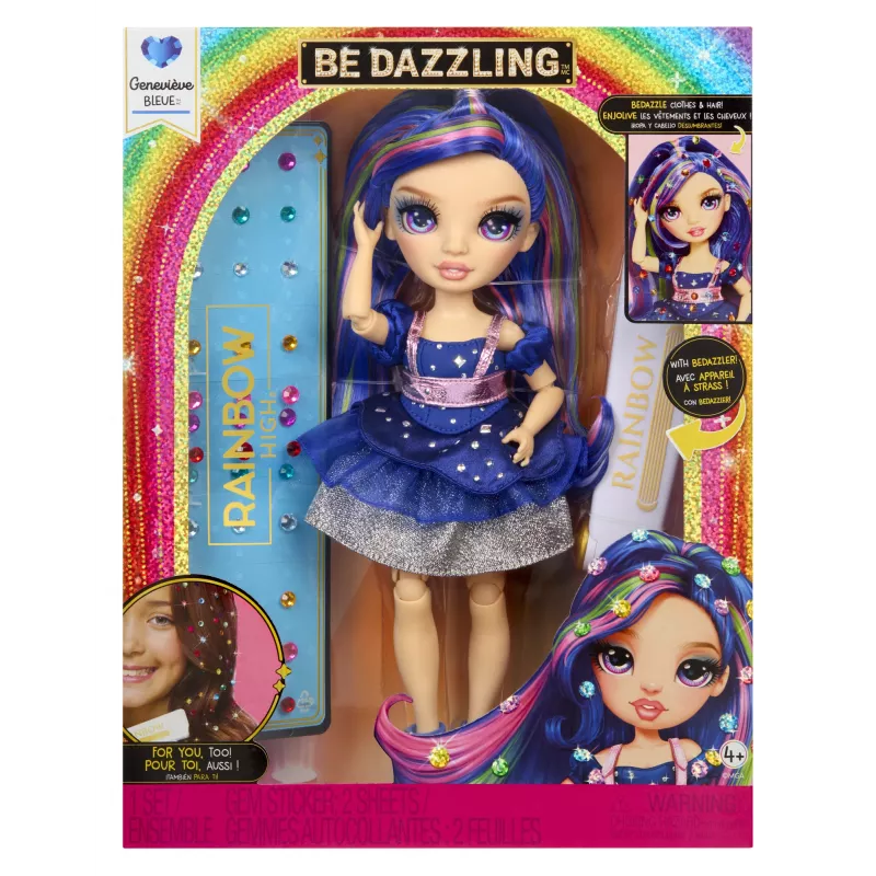 Rainbow High Be Dazzling modepoppen - Genevieve Bleue (blauw)