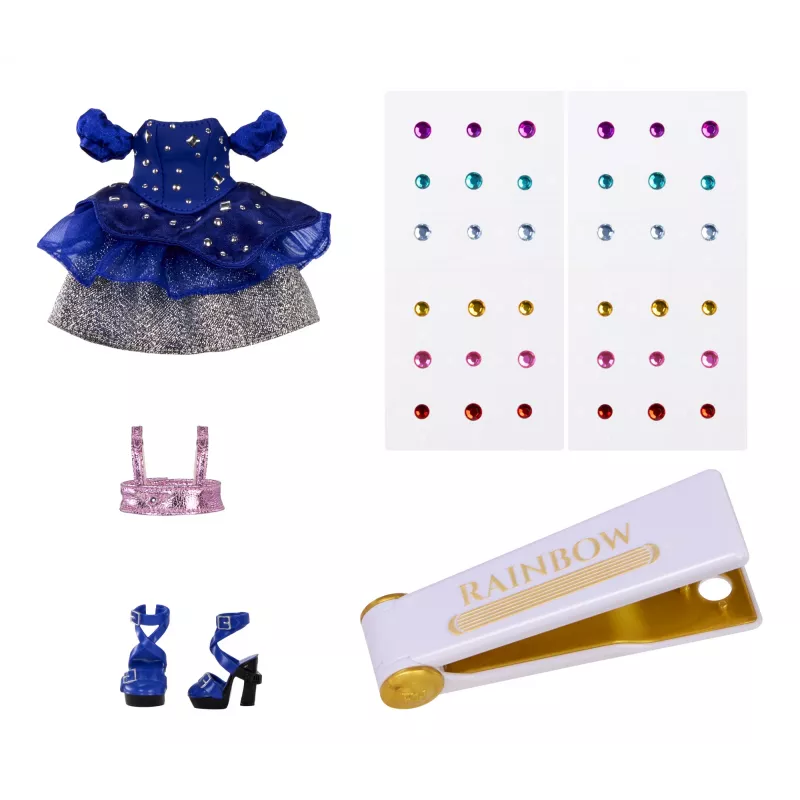 Rainbow High Be Dazzling modepoppen - Genevieve Bleue (blauw)